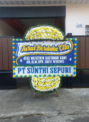 Papan Bunga Duka di Barito Kuala